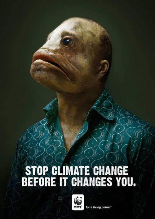 "Arrêtez le changement climatique avant qu'il ne vous change"